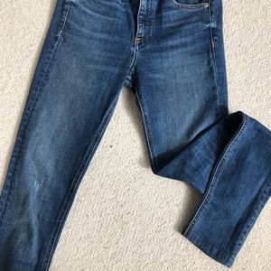 Rag and bone high rise skinny jeans